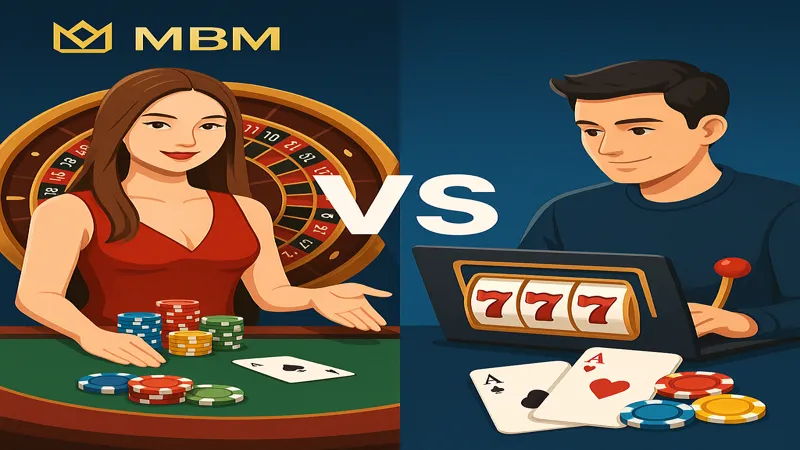 MBM娛樂城真人遊戲與線上遊戲差異全解析比較